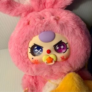 Baby Three Lily Rabbit Town V3 – Pink Bunny - Heterochromia Pattern Eyes – New